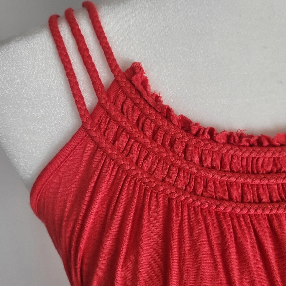 FOREVER 21 Red Empire Maxi Dress Small - Picture 4 of 8